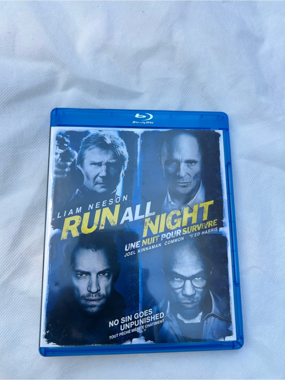 Run All Night Blu‑ray Movie - Blue Case